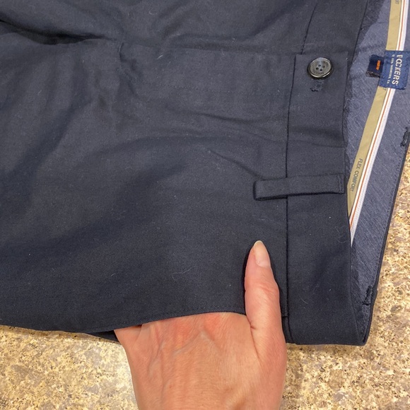 NWT Dockers Signature Khaki Navy Pants Straight Fit Comfort Waistband W32 L34 - Picture 4 of 15
